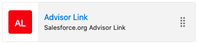 Advisor Link button from home page